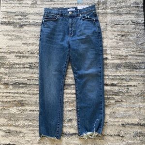 NWT LOFT Petite High Waist Straight Leg Jeans